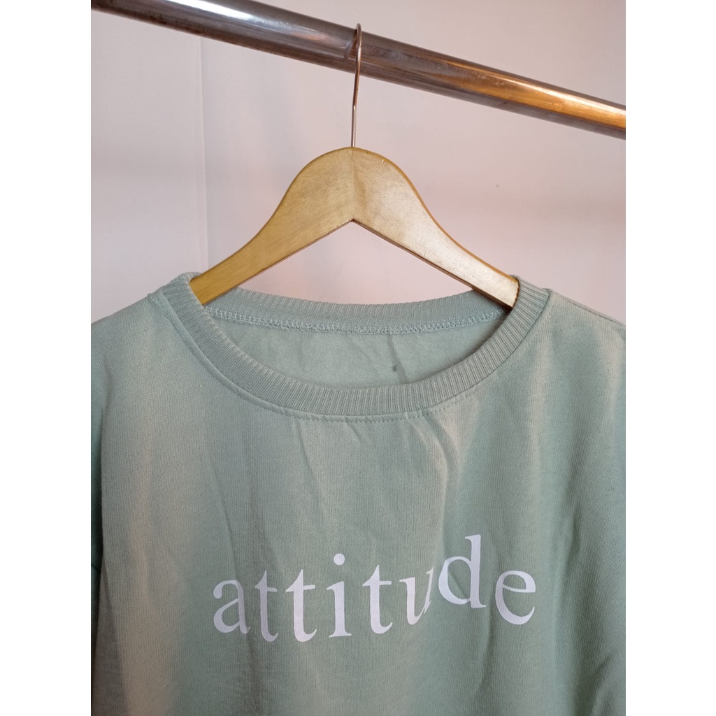 Sweater Wanita Attitude Bahan Fleece