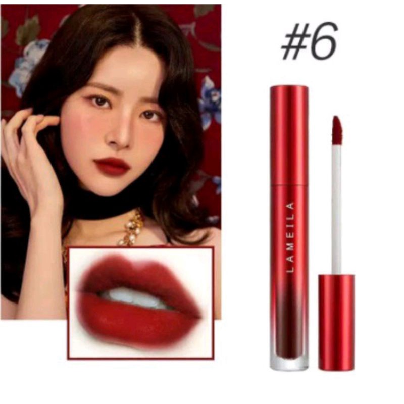 LIPSTICK/LIPGLOSS RED EDITION LAMEILA MATTE TAHAN LAMA
