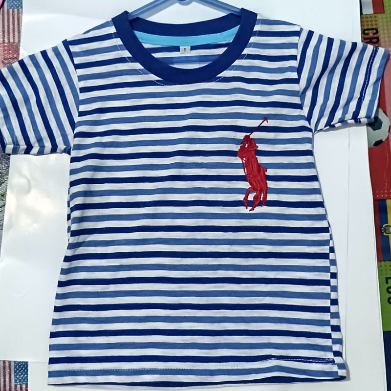 baju anak trendy baju motif salur anak laki baju kaos oblong anak bahan tebal adem