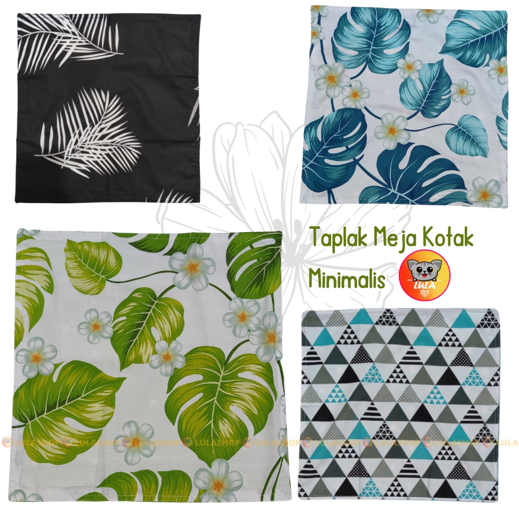 Taplak Meja Kotak / taplak meja / taplak kecil / taplak minimalis / tempat tisu