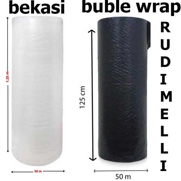 BEKASI-BUBBLE WRAP 1.25M X 50M HITAM KUALITAS BAGUS-HARGA PABRIK