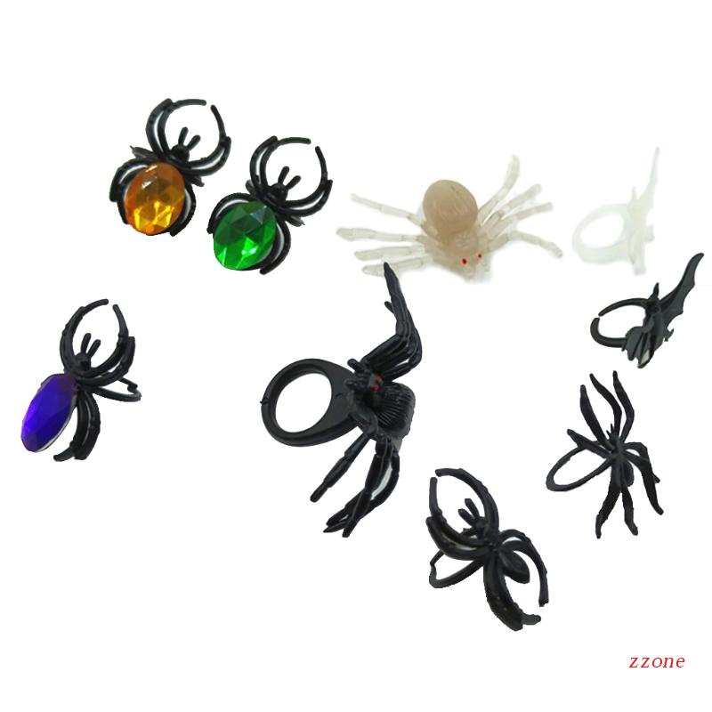 Zzz Cincin Kelelawar Bahan Plastik Untuk Hadiah Halloween Anak