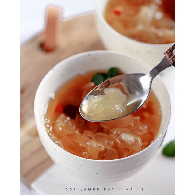 sop manis jamur putih 银耳