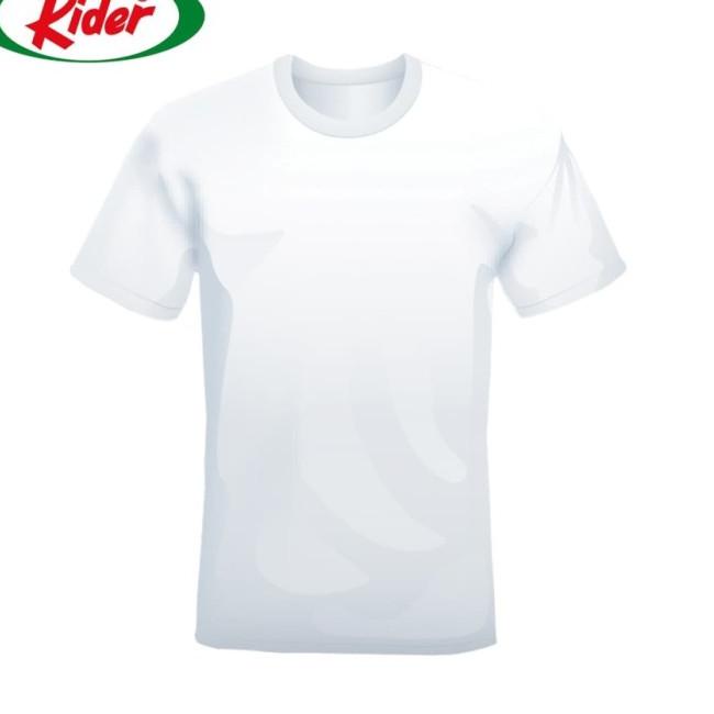 Kaos Oblong Pria Rider Putih | Kaos Dalam Pria| Dalaman O & V Neck - Putih V Neck, XL