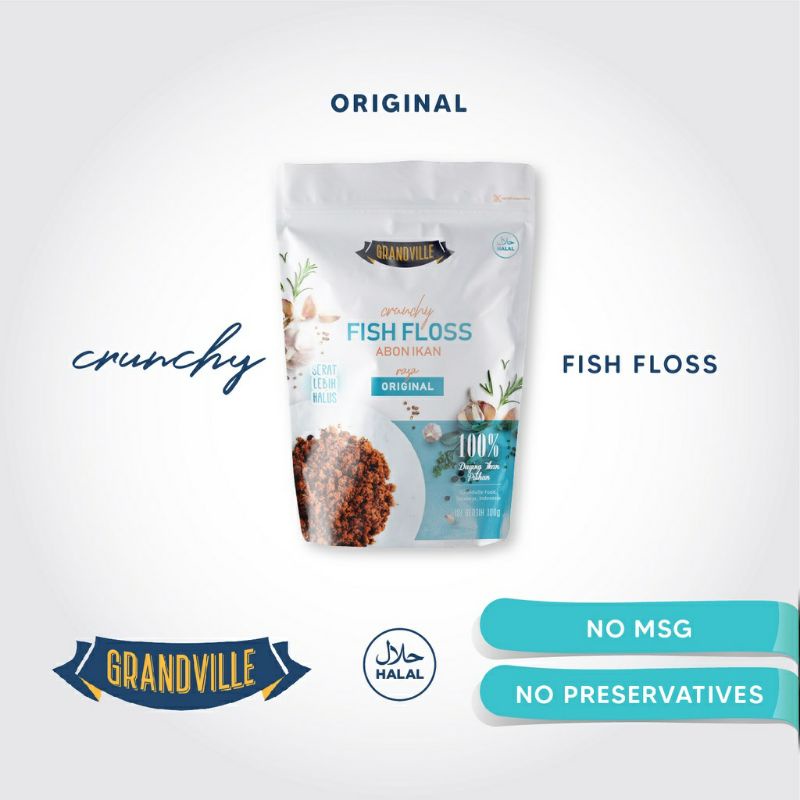 

Abon Bayi MPASI – Ikan Crunchy Original – Makanan Pendamping ASI – Grandville Food - GRANDVILLE Abon Ikan Crunchy Original