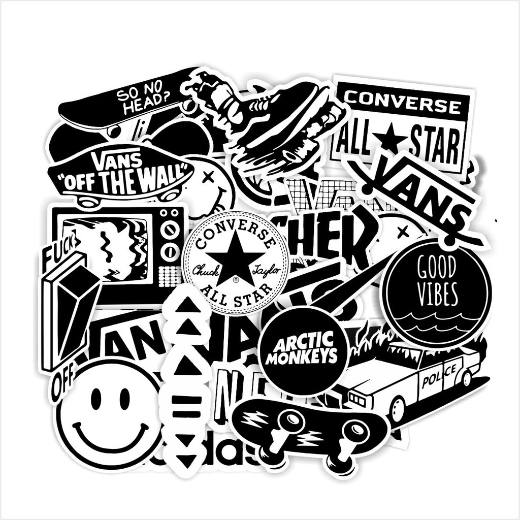 

STICKER BLACK & WHITE STIKER TUMBLER HP | STIKER LAPTOP GAMBAR HITAM PUTIH BIS ADI TEMPEL DI CASE HP KOPER HELM DAN MOTOR