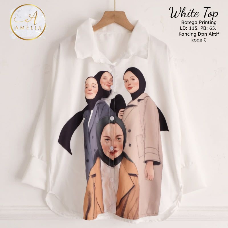 (NEW)ATASAN TUNIK WANITA FASHION//MUFIN//BILQIS//MICKY//THANKFULL//HOKAIDO//ZENA TUNIK//WHITE/ROSTER/SIRLY TOP BY AMELIA