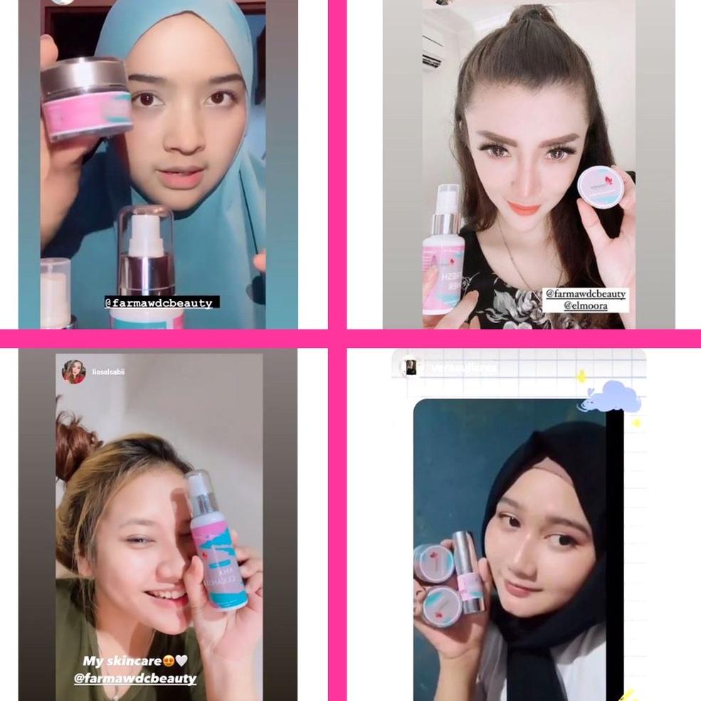 KIRIM HARI INI FarmaWDC BPOM Paket Whitening Skincare Ampuh Cepat Glowing (ART. 2521)