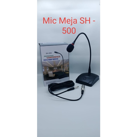 Bayar Di Tempat Mic Meja  - Mic Podium - Professional Mic - Gooseneck Microphone - Back Electret Condenser - Mic Pencermah