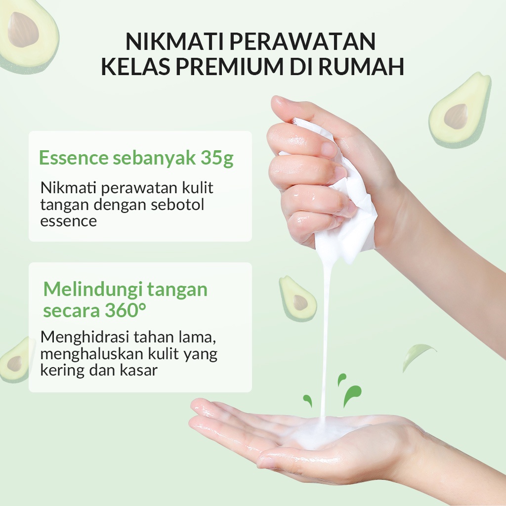 ready BIOAQUA Niacinamide Brightening Moisturizing Hand Mask 35g / masker tangan