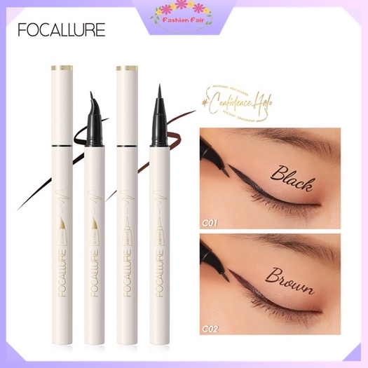 Fashion Fair - Focallure Lasting Waterproof Eyeliner Liquid - FA200 Eyeliner Liquid