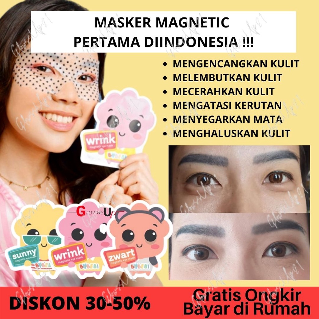 MASKER MATA PANDA BPOM BOBEBI MAGNETIC EYE MASK 7GR PENGHILANG KANTONG MATA BPOM - BOBEBI EYE MASK - MASKER MATA