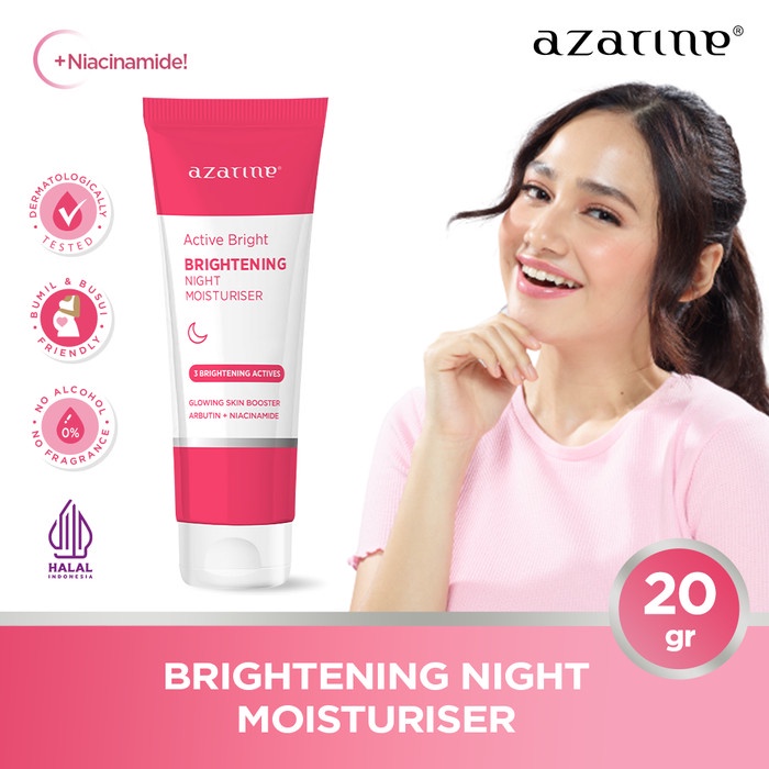 Azarine Active Bright Brightening Night Moisturizer 20g