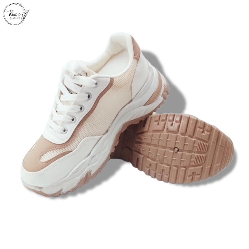 {FREE BOX} Sepatu Sneakers Wanita Sepatu Korean Fashionable - 2205