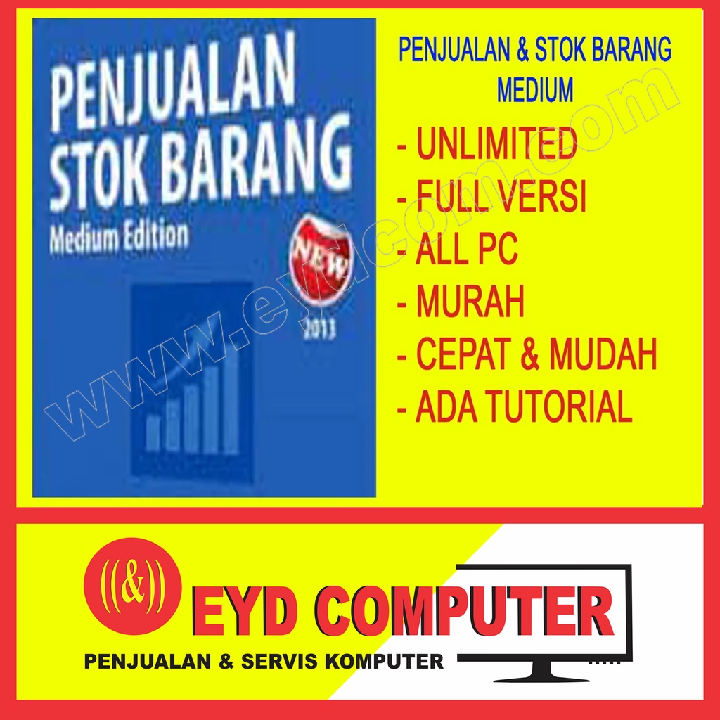 PROGRAM KASIR TOKO PENJUALAN STOK BARANG MEDIUM ALL PC FULL VERSION BANYAK PC APLIKASI PENJUALAN PEM