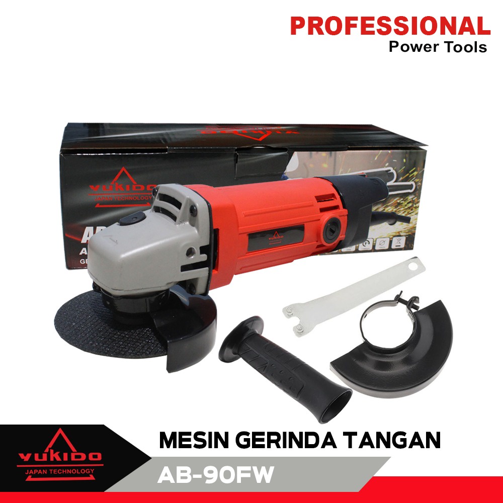 BISA COD!!!Gerinda YUKIDO Angle Grinder 4 Inch - Mesin Gerinda Tangan