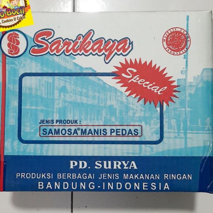 

HARGA GROSIR Samosa Abon Ayam Manis Pedas Sarikaya 250 Gram - Duo Bocil Snack