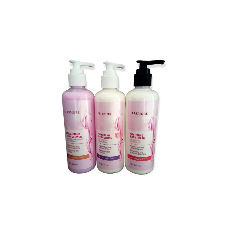 ELLEMORE WHITENING BODY LOTION , BODY SHOWER , BODY CREAM