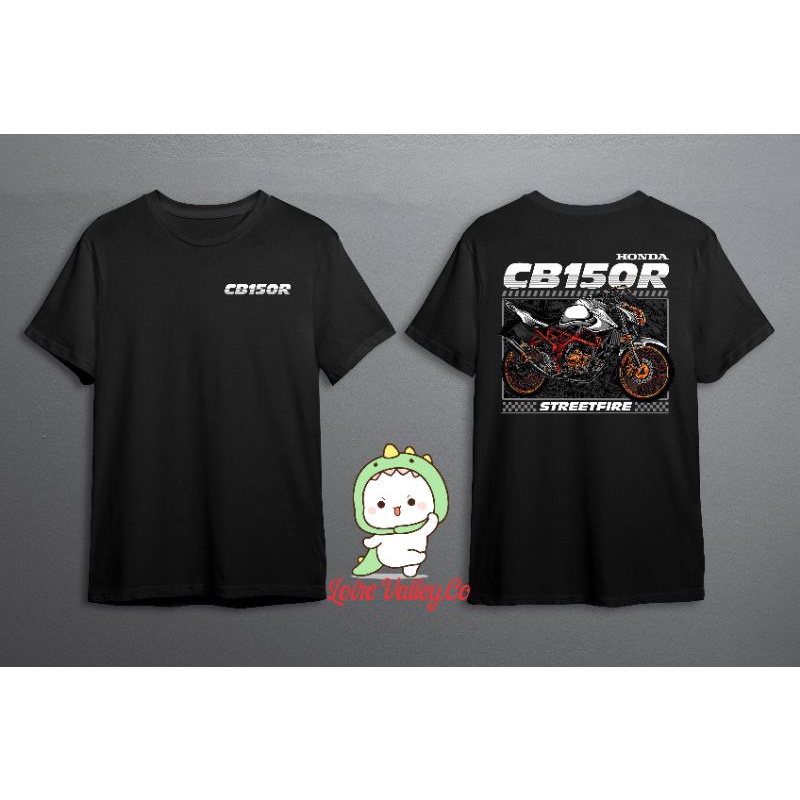 KAOS HONDA CB150R  STREETFIRE WHITE EDITION ALLSIZE M L XL 2XL 3XL 4XL 5XL BIG SIZE REAL PICT KEREN 