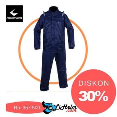 JAS HUJAN RESPIRO THE CHALLENGER NAVY RAINCOAT
