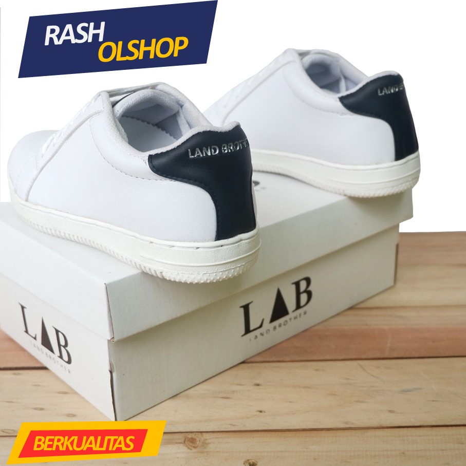 Sepatu Sneakers Low Putih Sneakers Pria Full White