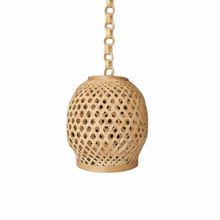 Lampion Lampion Lampshade Bamboo 03- Lampu Gantung Bambu- Lampu Hias - Bambu
