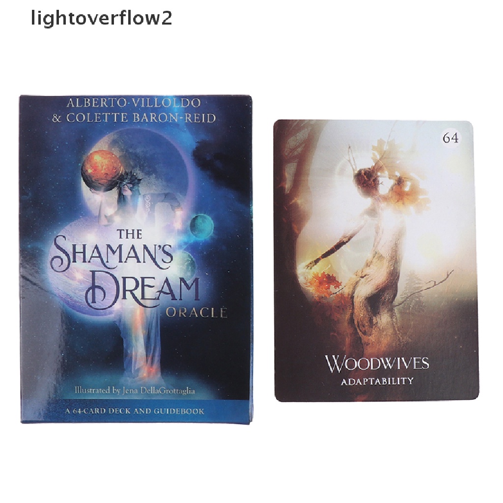 (lightoverflow2) Kartu Tarot The Shaman Dream Oracle Untuk Pesta