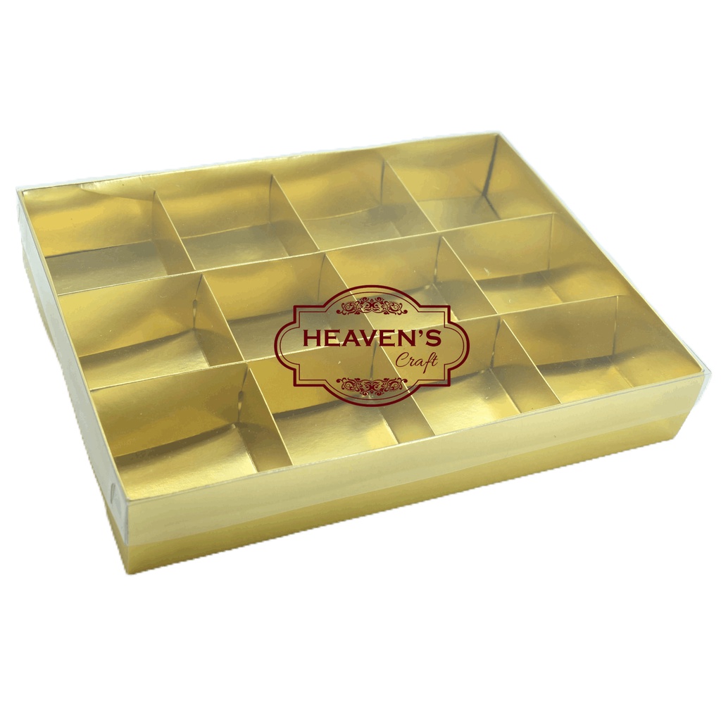 Box pie/brownies/cake sekat 12