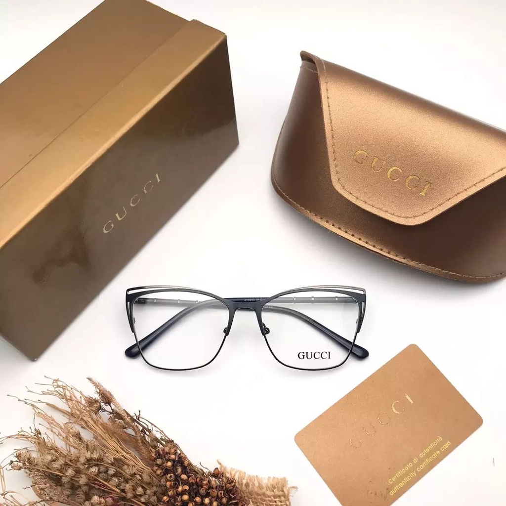 KACAMATA GUCCI BISA GANTI L;ENSA ANTI RADIASI PHOTOCROMIC