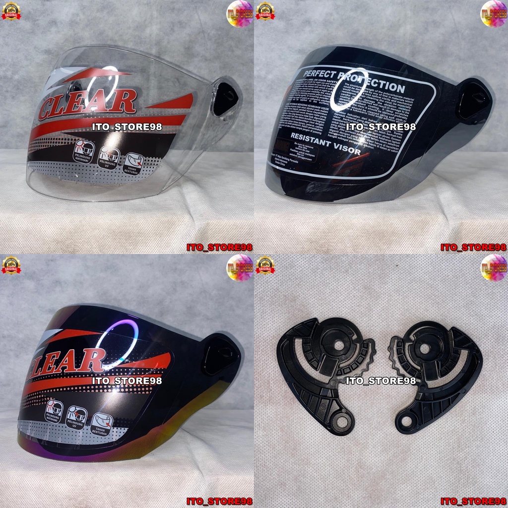 Jual Kaca Visor Rachet Helm Nhk R Original Dari Clear Sudah Plp Pas Langsung Pasang Di