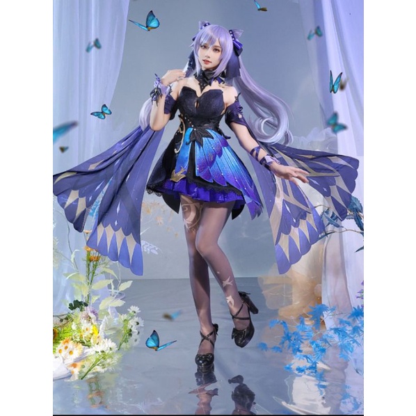 [ RENTAL ] KEQING SKIN 1/3 Delusion High Quality Cosplay Kostum Sewa Genshin Impact Lantern Rite Opu
