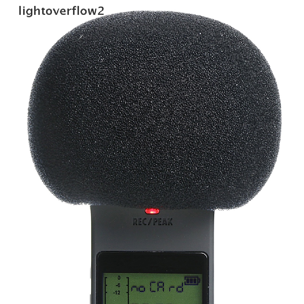 (lightoverflow2) Cover Mikrofon Bahan Busa Tahan Angin Untuk Zoom H1 H1N