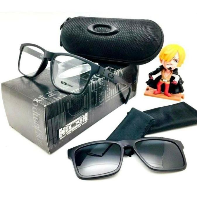 KACAMATA OAKLEY 8008 KLIP ON CLIP ON FREE LENSA MINUS ANTI RADIASI RGY8476946T