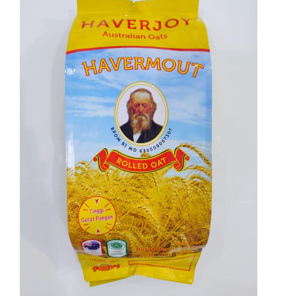 

Spesial Promo--Haverjoy havermout rolled oatmeal 1000gr 1kg oat meal 1 kg kuning gandung utuh sarapan sehat bergizi