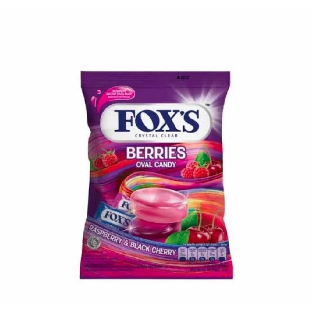 

Permen Fox's Oval Candy 125 gr / Berries / Mint Blossom / Fruits Foxs