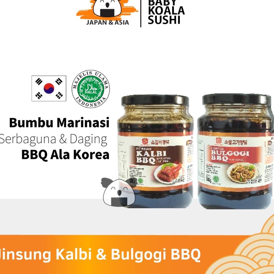 

Promo Sekarang--JINSUNG BBQ Korean Kalbi & Bulgogi Marinasi Sauce 500 g | Galbi Marinade