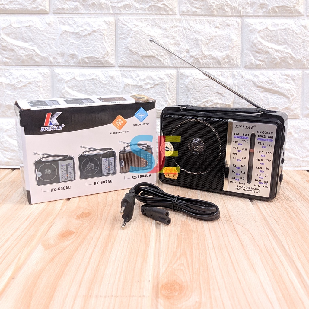 Radio Mitsuyama MS-4046 Portable AC DC FM AM SW / Radio Premium KNSTAR Suara Bagus