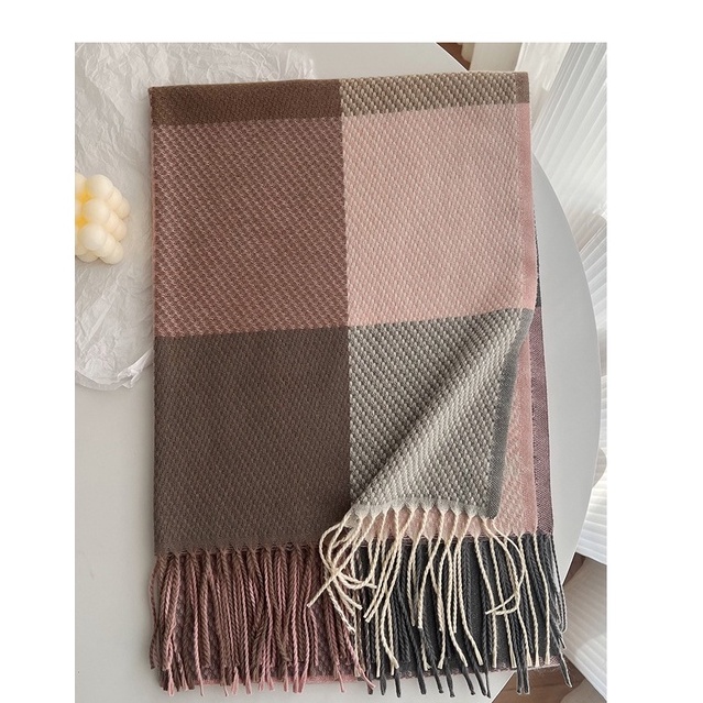 Syal Musim Dingin Korea Autumn Winter Scarf Cashmere Unisex SC04
