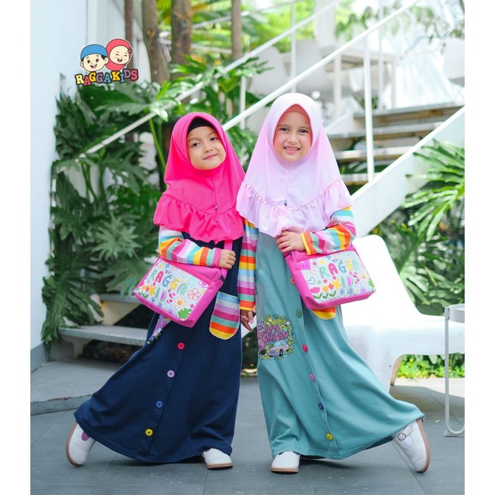 Raggakids Gamis Anak Murah RG61 free tas