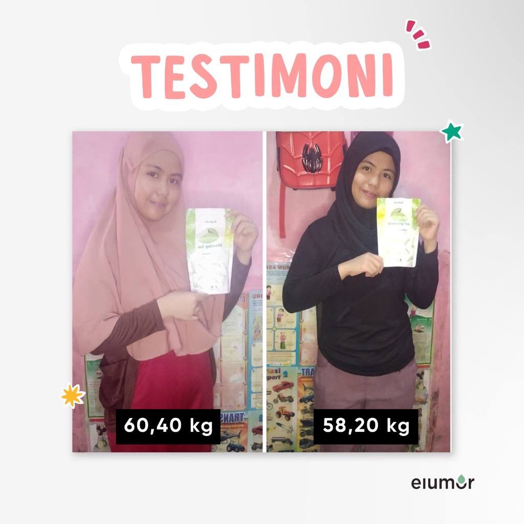 [MS][READYSTOCK] Elumor Slimming Tea / Teh pelansing halal mui / Teh herbal alami bpom