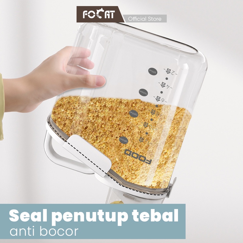 FOCAT Storage Jar E68 Kontainer Tempat Penyimpanan Makanan Hewan