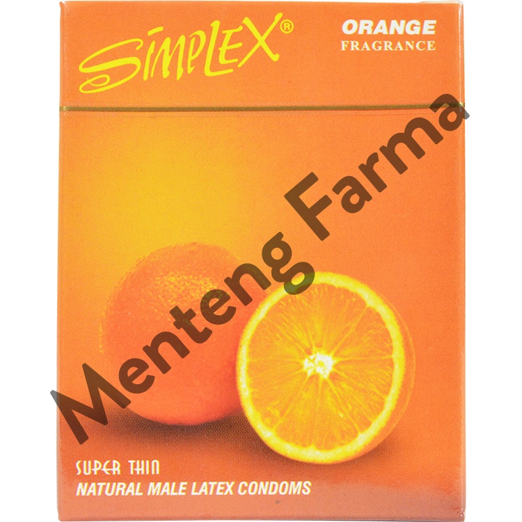 Kondom Simplex Orange Fragrance - Isi 3