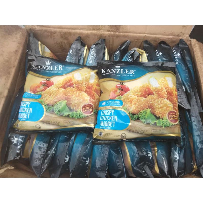 

kanzler crispy chicken nugget 450gr,kenzler crispy,naget kenzler