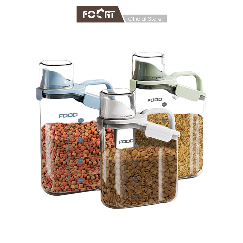 FOCAT Storage Jar E68 Kontainer Tempat Penyimpanan Makanan Hewan