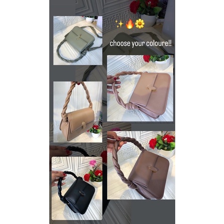 FEBRIC LEATHER / TAS 2 IN 1 / TAS TERBARU / TAS SLEMPANG / TAS KOREA / TAS LUCU / TAS GEMES