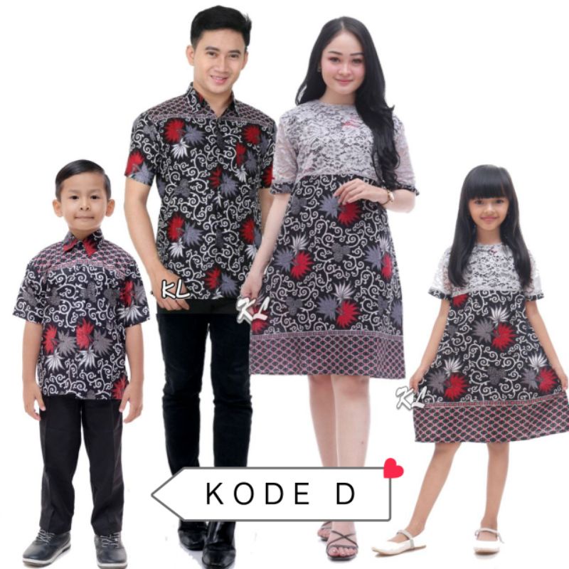 Atasan couple Dress Borkat Batik moderen Kekinian