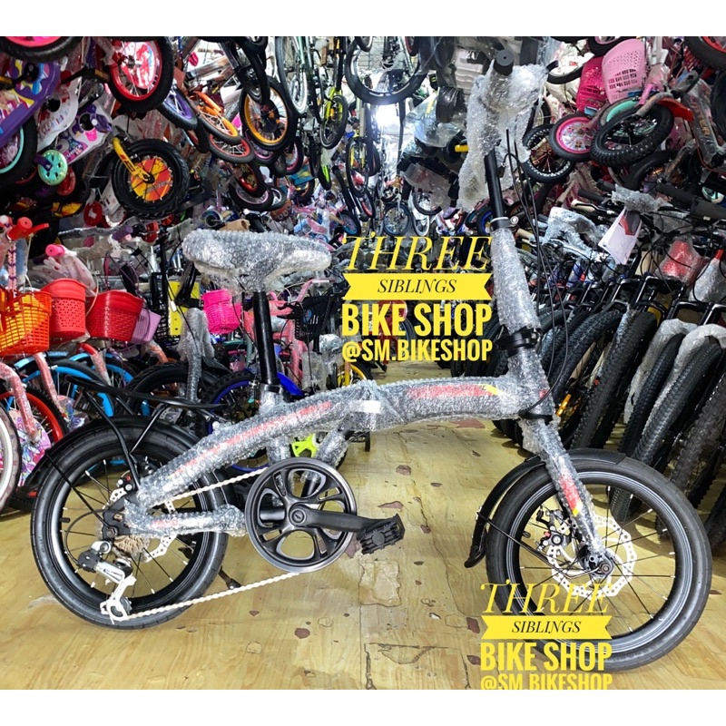 SEPEDA LIPAT EXOTIC 2026 MG 16 INCH DISC BRAKE 7 SPEED BLACK