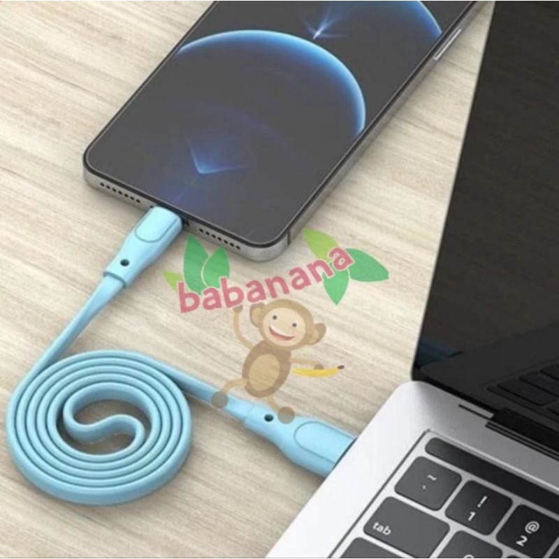 Robot usb to lightning kabel charger casan smartphone hp 100cm