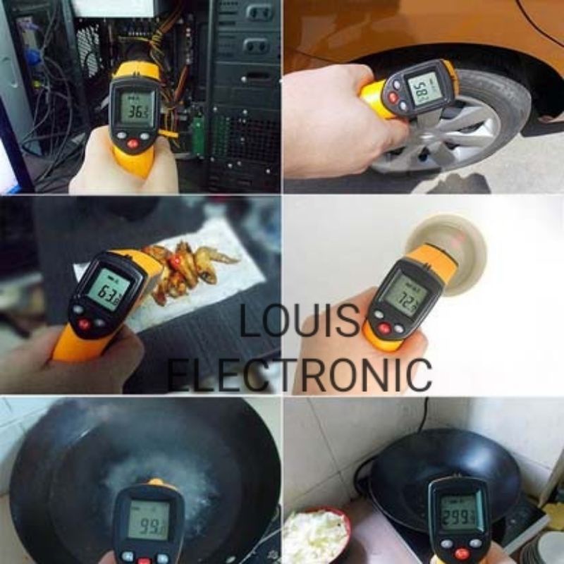 Thermometer Thermogun Infrared BENETECH GM320 ORIGINAL Thermogun Laser Alat Pengukur Temperatur Suhu Kualitas Terbaik