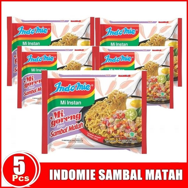 

TERLARIS INDOMIE GORENG SAMBAL MATAH ISI 5 PCS / MIE INSTAN GORENG